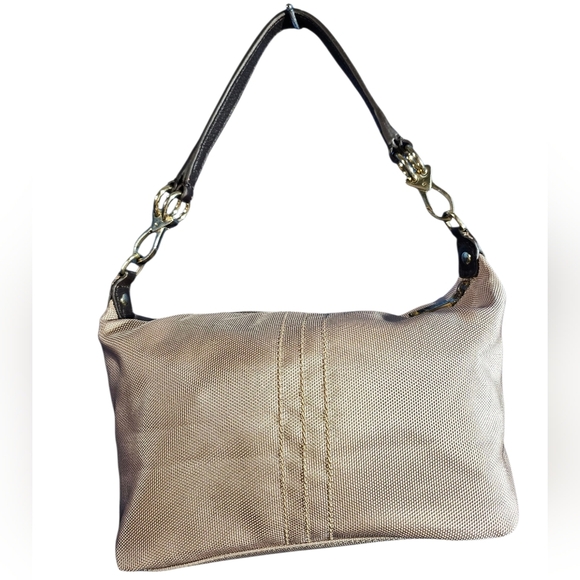 JPK Paris 75 Champagne Tan Nylon Rectangle Shoulder Bag - Picture 10 of 10